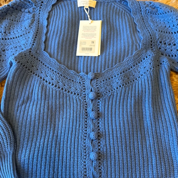 Sezane Moira Jumper Bleu D'hiver - Size L - Picture 5 of 8